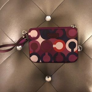 Coach mini Wristlet